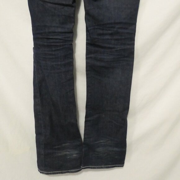 TRUE RELIGION BRAND JEANS | size 26 | Classic Dark Blue Straight Leg Denim Jeans - Picture 14 of 16
